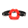 XR Brands Juicy Lips Silicone Open Mouth Gag Red