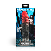 XR Brands Count Cockula Silicone Dildo Red/Black 20,3 cm