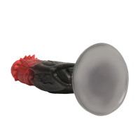 XR Brands Count Cockula Silicone Dildo Red/Black 20,3 cm