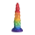 XR Brands Magic Rider Unicorn Silicone Dildo Rainbow 17,3 cm