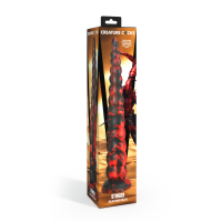 XR Brands Stinger Silicone Dildo Red/Black 13,9 cm