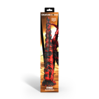 XR Brands Stinger Silicone Dildo Red/Black 13,9 cm