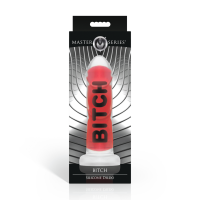 XR Brands BITCH Silicone Dildo Red 18,5 cm