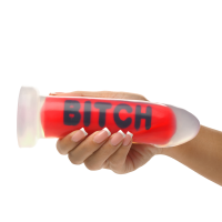 XR Brands BITCH Silicone Dildo Red 18,5 cm