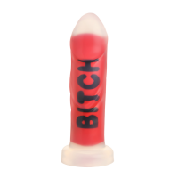 XR Brands BITCH Silicone Dildo Red 18,5 cm
