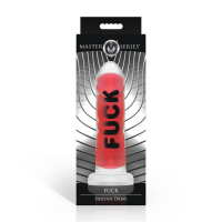 XR Brands FUCK Silicone Dildo Red 18,5 cm