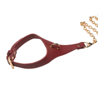 XR Brands Captivate Collar with Body Chain Red/Golden