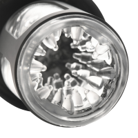 Curve Toys Auto Spin Masturbador Giratorio y de Impulso Transparente/Negro