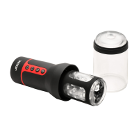 Curve Toys Auto Spin Masturbador Giratorio y de Impulso Transparente/Negro