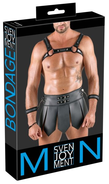 Svenjoyment Mens Skirt + Chest Harness XL