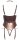 Abierta Fina Shelf Bra Body brownish S