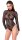 Noir Body aus Spitze mit offenem Schritt Schwarz S