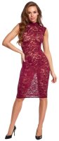 Cottelli Collection Spitzenkleid rot M