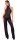 Noir Transparenter Overall mit Glitzer Schwarz S