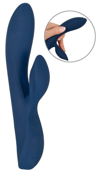 Magic Shiver Rabbitvibrator Blau 20 cm