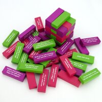 Play Wiv Me Tower of Pleasure Erotic wobbly tower game for couples with 54 blocks