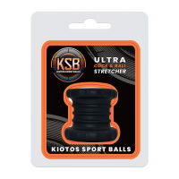 KSB Squeeze Silicone Ball Stretcher Ultra Black