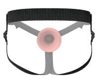 Pipedream Hollow Silicone Dildo with Strap-On Harness Beige 14 cm Ø 3.2 cm Waist 61–135 cm