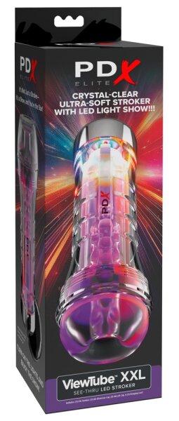 PDX Elite ViewTube XXL Masturbator Transparent