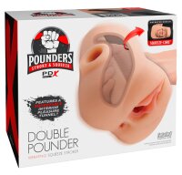 PDX Plus Pussy Pounder Vibrating Masturbator Beige 2.1 kg