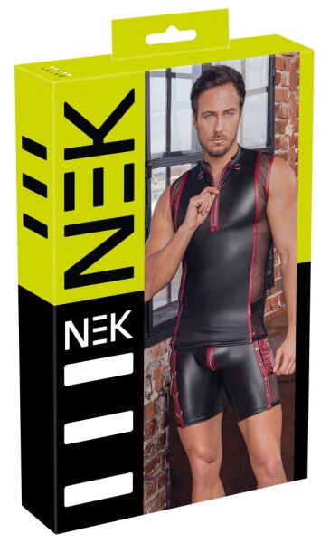 NEK Mens Sleeveless Shirt Multicolour M