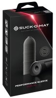 Suck-O-Mat 3 Perf. Sleeve XL Schwarz 21 cm Ø 3,1 cm