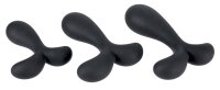 ANOS Butt Plug Training Set Black Ø 2.3–3.1 cm