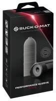 Suck-O-Mat 3 Perf. Sleeve L Grau 21 cm Ø 2,7 cm