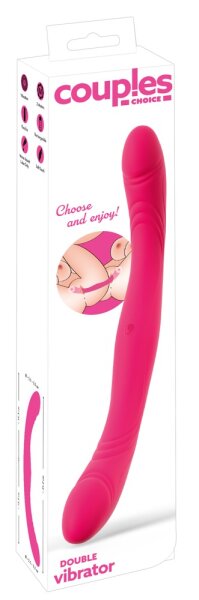 You2Toys Couples Choice Double Vibrator Pink 31.2 cm