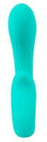 beau coeur Naira Flexibler Doppelvibrator Türkis 17,5 cm