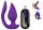 You2Toys Smile RC 2in1 Plug & Panty Vibrator Purple 11 cm Ø 3.5 cm