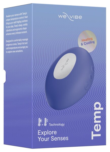 We-Vibe Temp Clitoral Vibrator Blue 9.7 cm