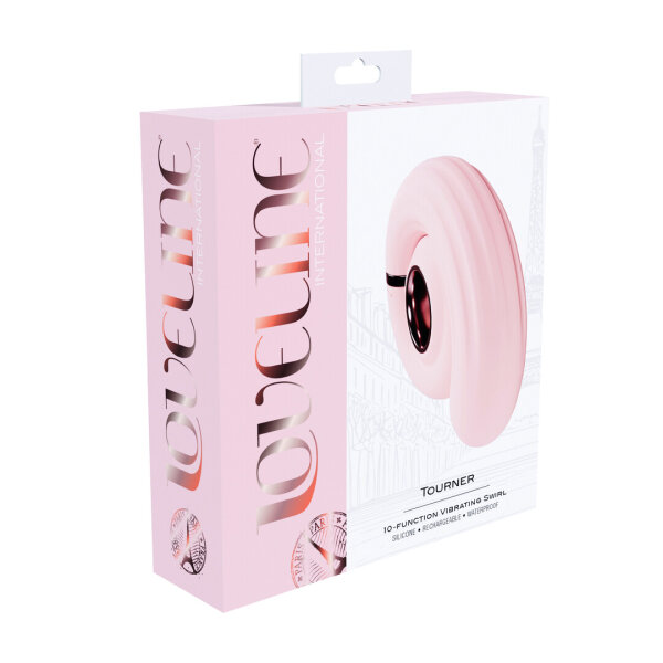 Loveline Tourner Vibrating Swirl Rosa Ø 3,7 cm