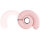 Loveline Perles rotating beads swirl pink Ø 3.7 cm