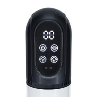 Shots Engage Automatische wasserdichte Penispumpe und Masturbator Schwarz