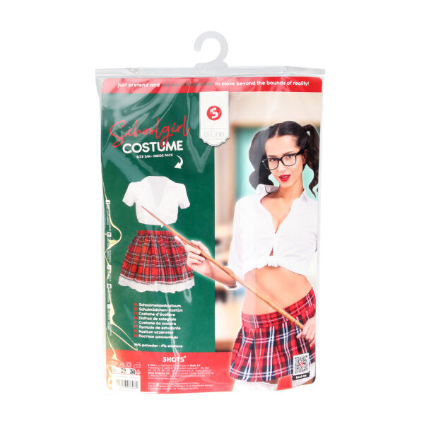 S-Line schoolgirl costume multicolour S-M