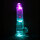 RealRock Vibrating Dildo with LED Transparent 15 cm Ø 4 cm