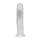 RealRock Vibrating Dildo with LED Transparent 20 cm Ø 4.2 cm