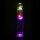 RealRock Vibrating Dildo with LED Transparent 20 cm Ø 4.2 cm