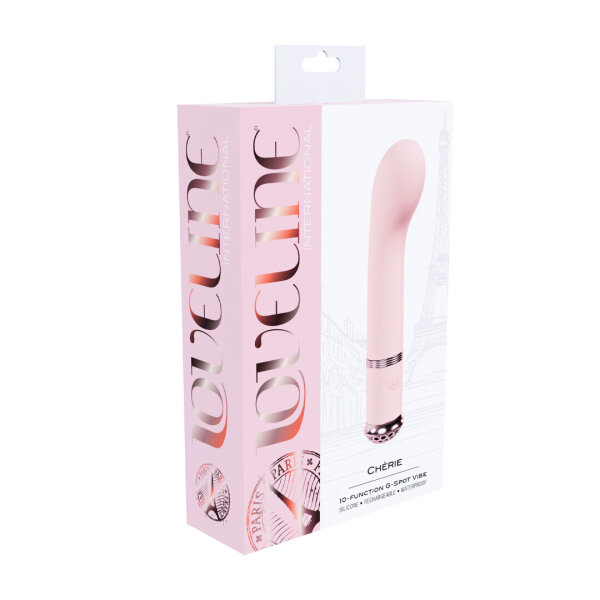 Loveline Cherie G-Spot Vibe Rosa 9,4 cm Ø 2,9 cm