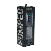 Shots Vortex Masturbatorpumpe mit Saug-, Dreh- und Stoß-Funktion Schwarz