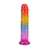 Doc Johnson Crystal Jellies Dildo Multicolour 17.8 cm