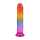 Doc Johnson Crystal Jellies Dildo Mehrfarbig 17,8 cm