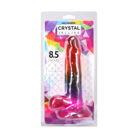 Doc Johnsons Crystal Jellies Realistic Cock with Balls...