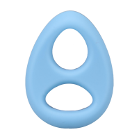 Doc Johnson The Code silicone cock ring with bandana blue...