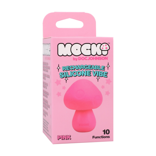 Doc Johnson Mushroom Vibe rechargeable mini vibrator pink