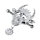 Kiotos Demonic Bull Mask Nippelklemmen Silber