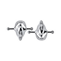 Ghostface Mask Nipple Clamps