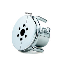 Kiotos Chastity Cage with Removable Urethral Rod and Belt Silver Ø 2.5 cm