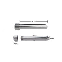 Kiotos Chastity Cage with Removable Urethral Rod and Belt Silver Ø 2.5 cm